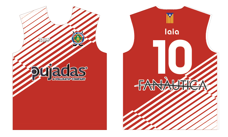 samarreta vermella 2 A EQUIPACIÓ FEMENÍ CLUB HOQUEI FARNERS - Imagen 1